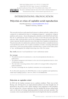 Polycrisis or crises of capitalist social reproduction