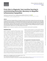 From data to diagnosis: how machine learning is revolutionizing biomarker discovery in idiopathic inflammatory myopathies