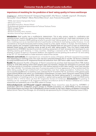 Importance of marbling for the prediction of beef eating quality in France and Europe