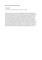 Rapid urban greening using Miyawaki forests