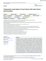 Temperature-smart plants: A new horizon with omics-driven plant breeding