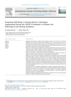 Promoting Well-being: A Scoping Review of Strategies Implemented During the COVID-19 Pandemic to Enhance the Well-being of the Nursing Workforce