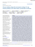 Diverse habitats shape the movement ecology of a top marine predator, the white shark Carcharodon carcharias