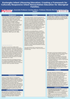 Koolingka Infant Lifesaving Education: Creating a Framework for Culturally Responsive Infant Resuscitation Education for Aboriginal Families