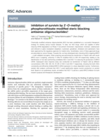 Inhibition of survivin by 2'- O -methyl phosphorothioate-modified steric-blocking antisense oligonucleotides