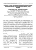 Comparisons of benthic associated fauna assemblages in seagrass meadows across conservation and non-conservation areas in Bali and Lombok, Indonesia