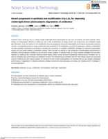 Recent progresses in synthesis and modification of g-C3N4 for improving visible-light-driven photocatalytic degradation of antibiotics