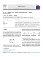 The role of oxidants in the intensive cyanidation of gold. II. Sulfide mineral oxidation