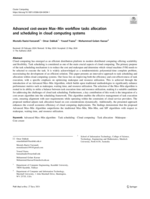 Advanced cost-aware Max–Min workflow tasks allocation and scheduling in cloud computing systems