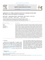 Application of a welfare assessment protocol for Australian lot-fed cattle: the effect of time and frequency of assessment