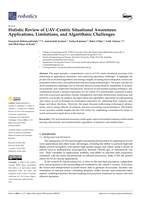 Holistic Review of UAV-Centric Situational Awareness: Applications, Limitations, and Algorithmic Challenges