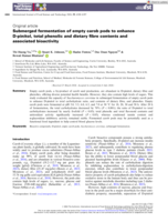 Submerged fermentation of empty carob pods to enhance D‐pinitol, total phenolic and dietary fibre contents and associated bioactivity