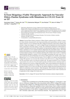 Is Exon Skipping a Viable Therapeutic Approach for Vascular Ehlers–Danlos Syndrome with Mutations in COL3A1 Exon 10 or 15?