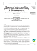 The prince of insiders: a multiple pathway approach to understanding IP theft insider attacks