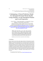 Codesigning a Clinical Prediction Model for Aboriginal Perinatal Mental Health Using Glassbox AI and Aboriginal Wisdom and Lived Experience