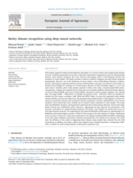 Barley disease recognition using deep neural networks