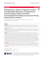 Phylogenetics, patterns of genetic variation and population dynamics of Trypanosoma terrestris support both coevolution and ecological host-fitting as processes driving trypanosome evolution
