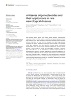 Antisense oligonucleotides and their applications in rare neurological diseases