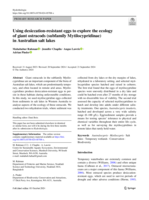 Using desiccation-resistant eggs to explore the ecology of giant ostracods (subfamily Mytilocypridinae) in Australian salt lakes