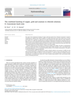 The combined leaching of copper, gold and uranium in chloride solutions. II. Concentrate leach tests