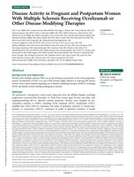 Disease Activity in Pregnant and Postpartum Women With Multiple Sclerosis Receiving Ocrelizumab or Other Disease-Modifying Therapies