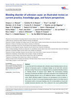 Bleeding Disorder of Unknown Cause (BDUC): an illustrated review on current practice, knowledge gaps and future perspectives
