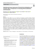 Hydrothermal mineral replacement of bastnäsite by rhabdophane and monazite: effects of temperature on mineralogy, REE immobilisation, and fractionation