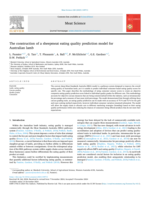 The construction of a sheepmeat eating quality prediction model for Australian lamb