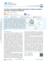 Ion Trios: Cause of Ion Specific Interactions in Aqueous Solutions and Path to a Better pH Definition