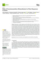 Role of Neurotransmitters (Biomediators) in Plant Responses to Stress