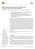 Natural Enemies Acquire More Prey Aphids from Hormone-Treated Insect-Attracting Plants