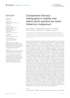 Comparative thoracic radiography in healthy and tuberculosis-positive sun bears (Helarctos malayanus)