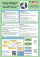 Conditions Supporting and Maintaining the Effective Incorporation of the General Capabilities of the Australian Curriculum Rationale