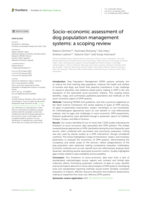Socio-economic assessment of dog population management systems: a scoping review