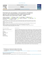 Dried Blood Spot Microsampling: A Semi-Quantitative 4D-Lipidomics Approach Using Ultra High Performance Liquid Chromatography - High Resolution Mass Spectrometry (UHPLC-HRMS)