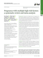 Pregnancy with multiple high-risk factors: a systematic review and meta-analysis