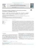 Elucidating the effects of manganese on the growth and cadmium accumulation of OsNRAMP5 mutant rice