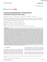 Seed‐Based Rehabilitation of Phytophthora cinnamomi‐Infested Forest Sites