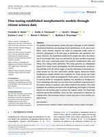 Fine-tuning established morphometric models through citizen science data
