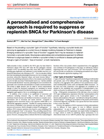 A personalised and comprehensive approach is required to suppress or replenish SNCA for Parkinson’s disease
