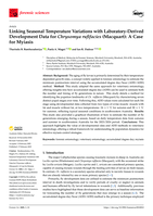 Linking Seasonal Temperature Variations with Laboratory-Derived Development Data for Chrysomya rufifacies (Macquart): A Case for Myiasis