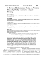 A Review of Embankment Design on Artificial Islands by Dredge Material to Mitigate Flooding