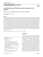 Survival and dispersal of Phytophthora multivora zoospores in soil substrates