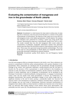 Evaluating the contamination of manganese and iron in the groundwater of North Jakarta