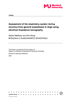 Assessment of the respiratory system during recovery from general anaesthesia in dogs using electrical impedance tomography