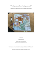 “Finding yourself and losing yourself”: The textured narratives of humanitarian practitioners