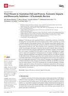 Viral Threats to Australian Fish and Prawns: Economic Impacts and Biosecurity Solutions—A Systematic Review