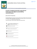 Counter-imaging Australia’s agricultural landscapes for digitalsustainability communication