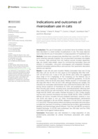 Indications and outcomes of rivaroxaban use in cats