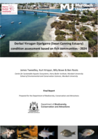 Derbal Yirragan Djarlgarro (Swan-Canning Estuary) condition assessment based on fish communities - 2024